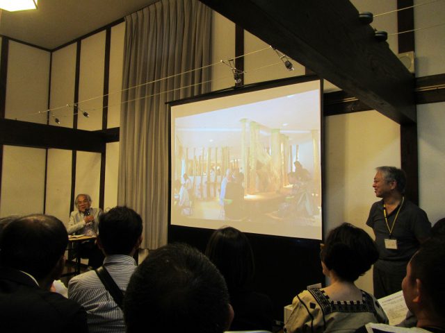 松本市での古材文化の会で、藤森照信先生と降幡廣信先生