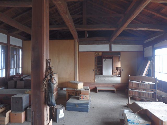 長野県佐久市の古民家の実測の蚕室