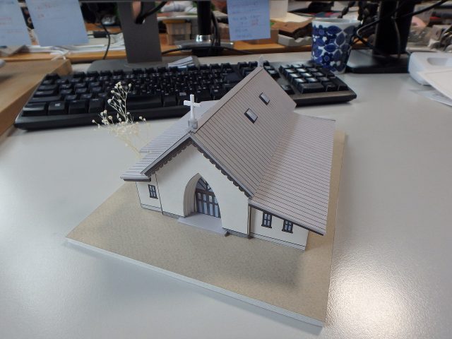 長野県松本市の新築の教会