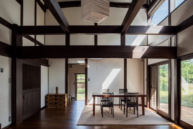 長野県安曇野市の古民家再生のリノベーションの住宅